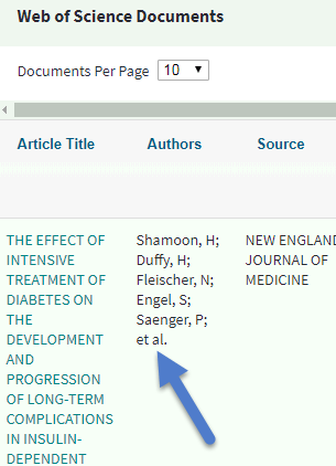 Et al documents screenshots